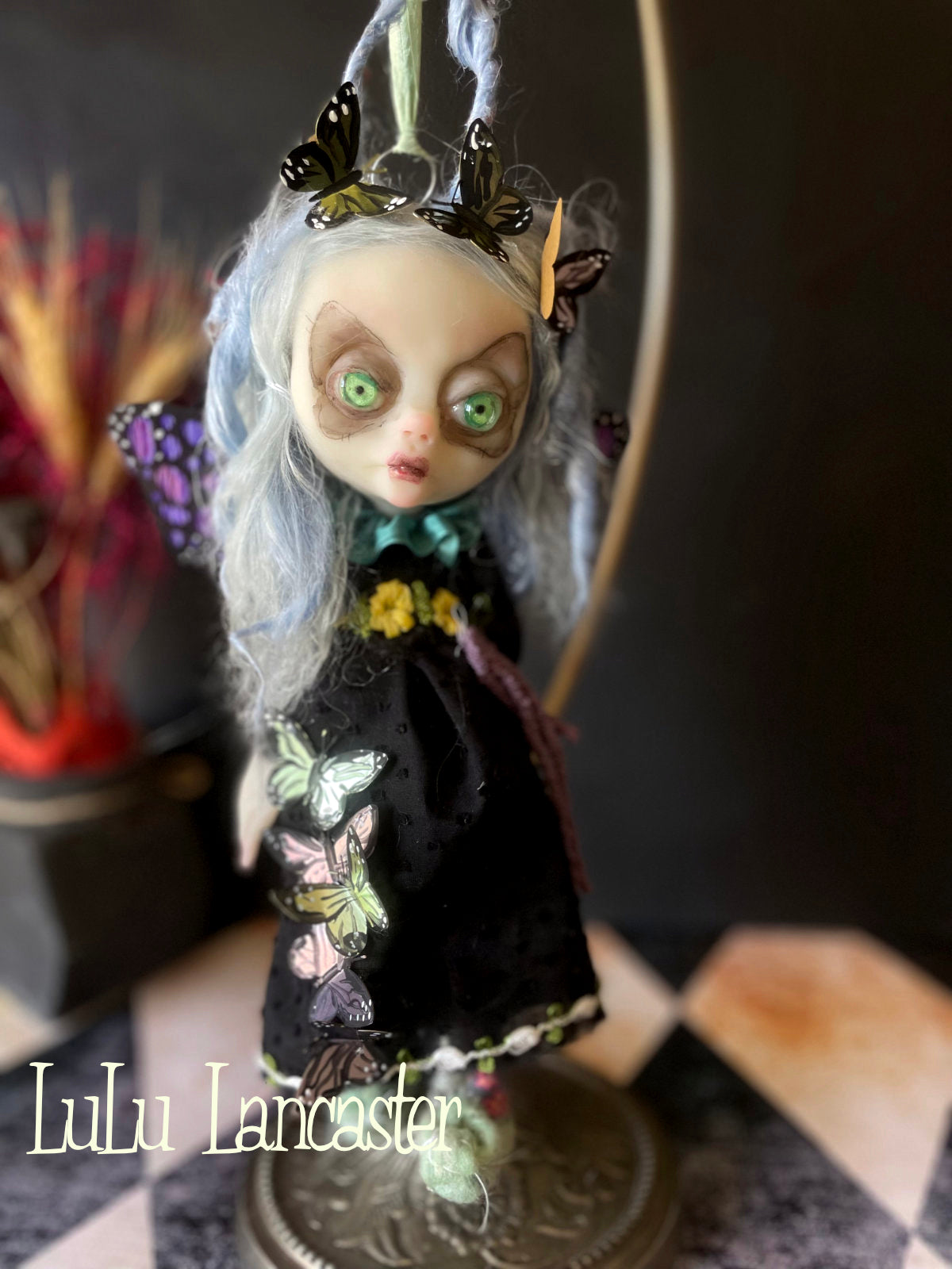 Mini Hanging Butterfly Asiah Original LuLu Lancaster Art Doll