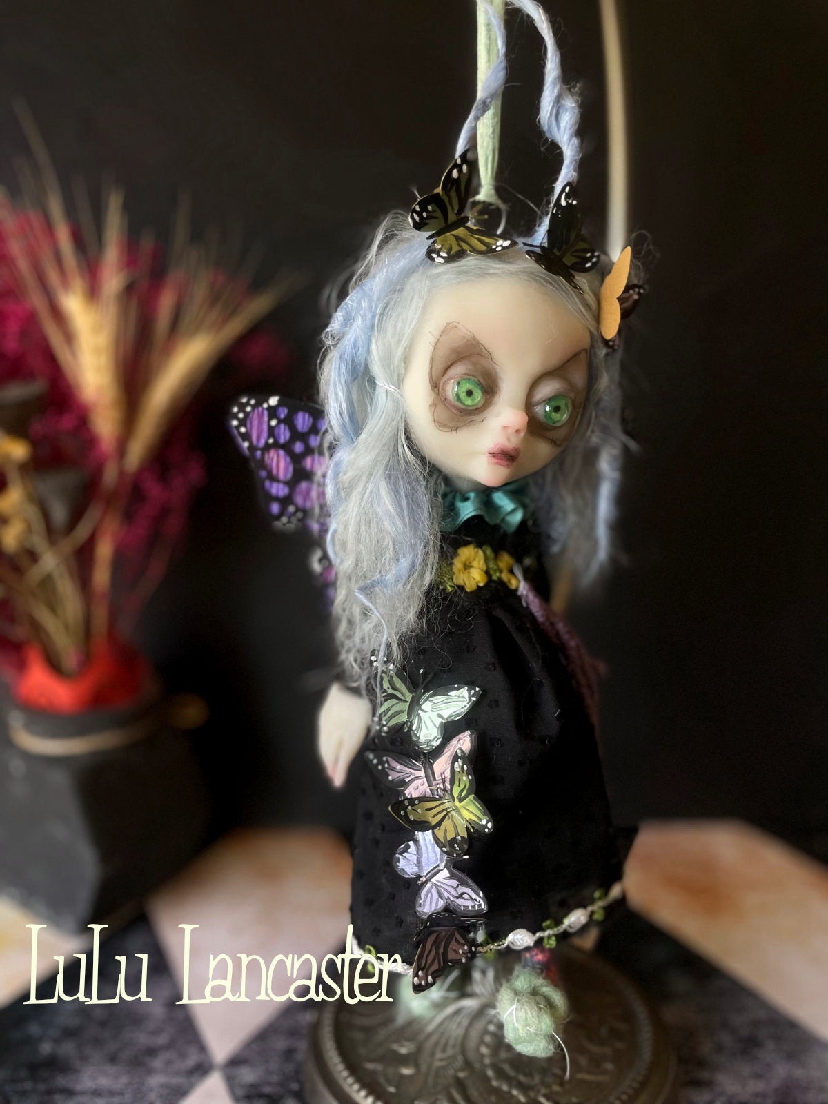 Mini Hanging Butterfly Asiah Original LuLu Lancaster Art Doll