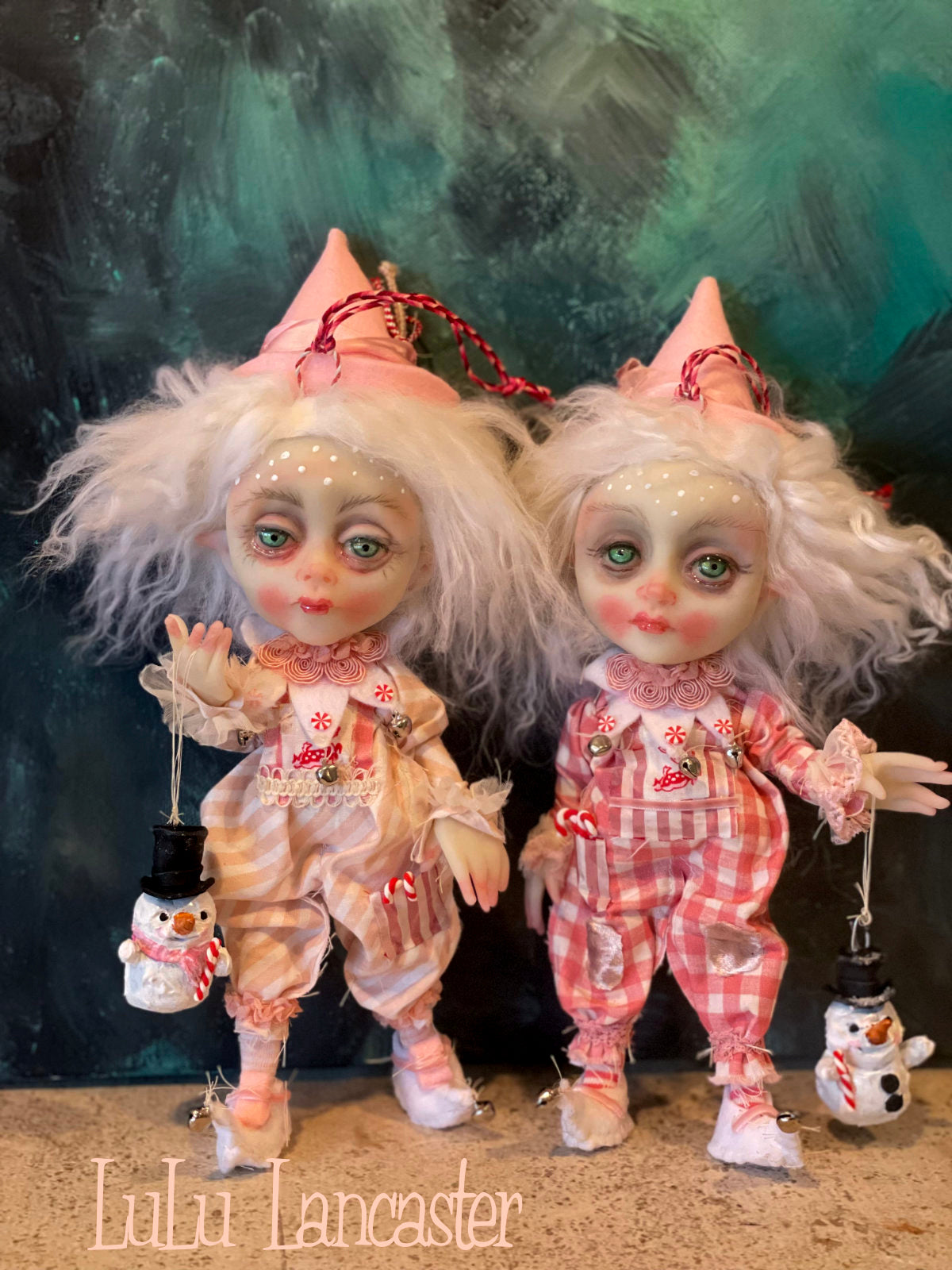 Sugar Biscuit the Christmas Elf Original LuLu Lancaster Art Doll