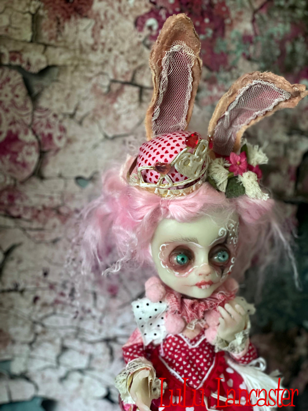 Hanah Heart the Bunny Queen Original LuLu Lancaster Art Doll