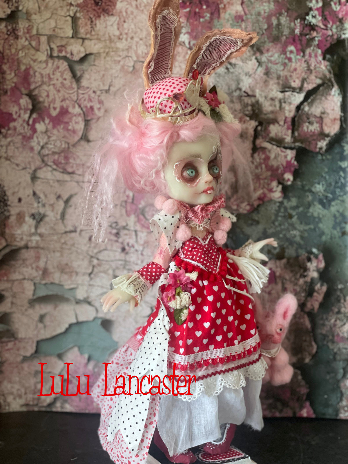 Hanah Heart the Bunny Queen Original LuLu Lancaster Art Doll
