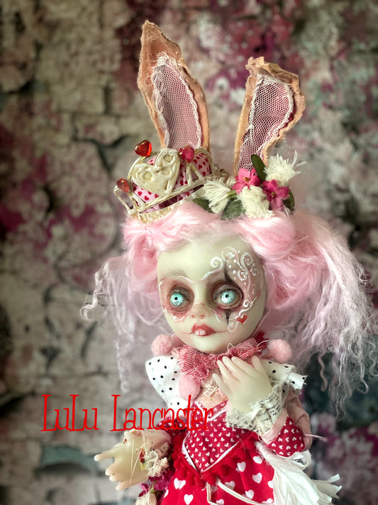 Hanah Heart the Bunny Queen Original LuLu Lancaster Art Doll