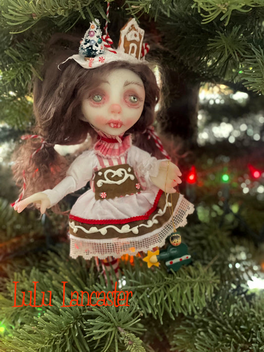 Elke Bavarian Vampire Mini Christmas hanging Original LuLu Lancaster Art Doll