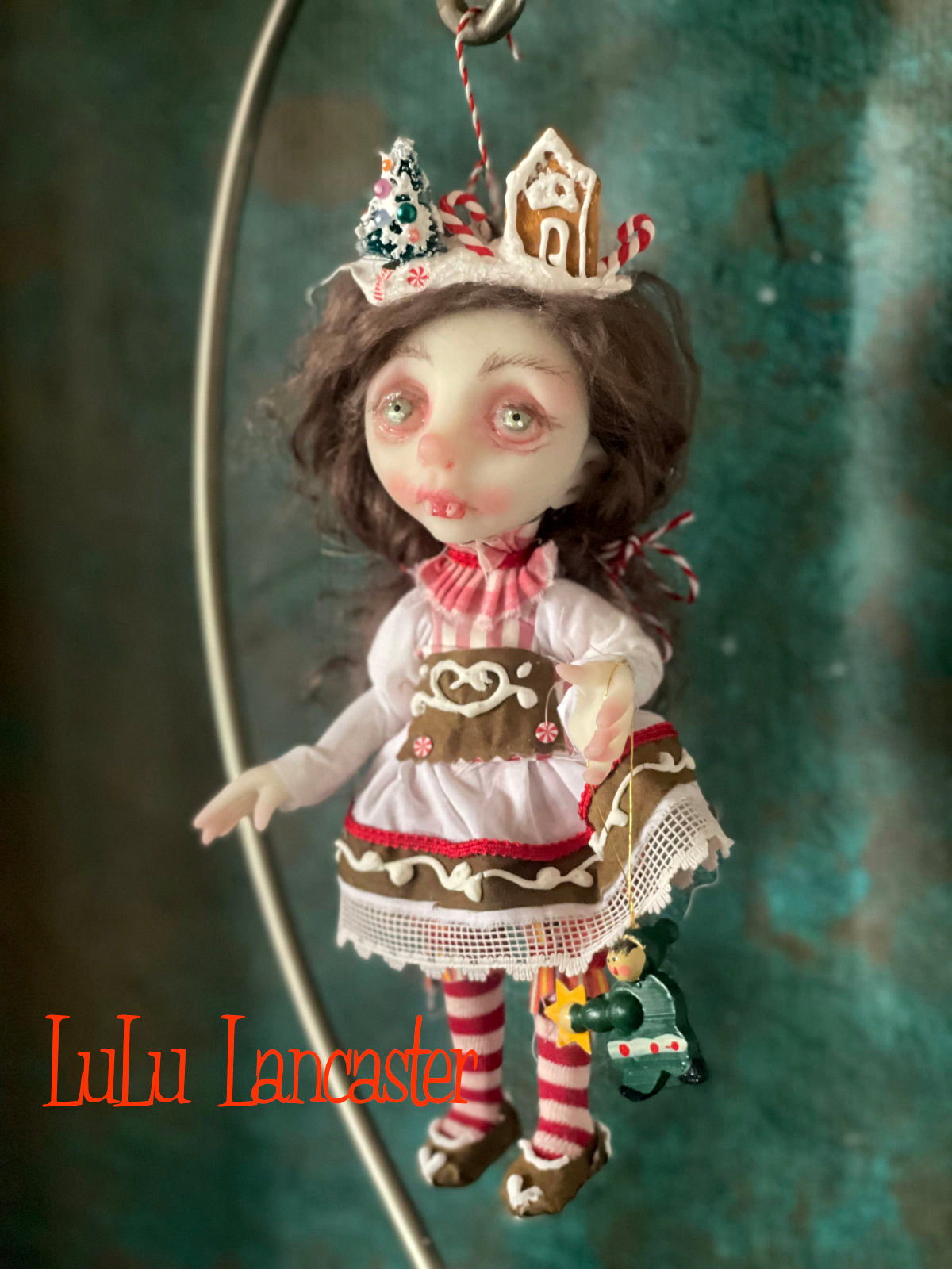 Elke Bavarian Vampire Mini Christmas hanging Original LuLu Lancaster Art Doll