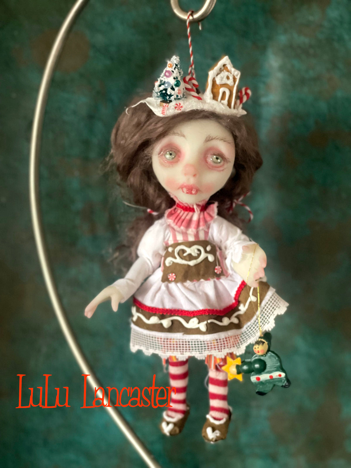 Elke Bavarian Vampire Mini Christmas hanging Original LuLu Lancaster Art Doll