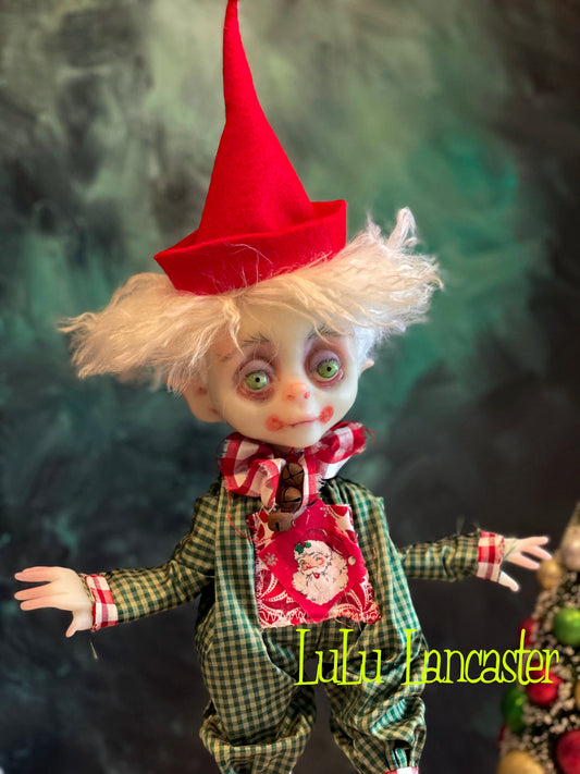GeeWhiz Christmas Elf Original LuLu Lancaster Art Dolls