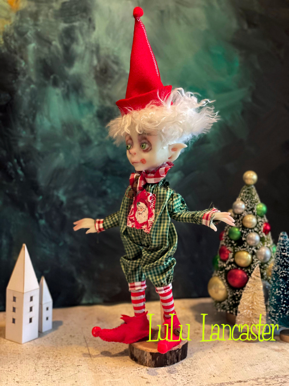 GeeWhiz Christmas Elf Original LuLu Lancaster Art Dolls