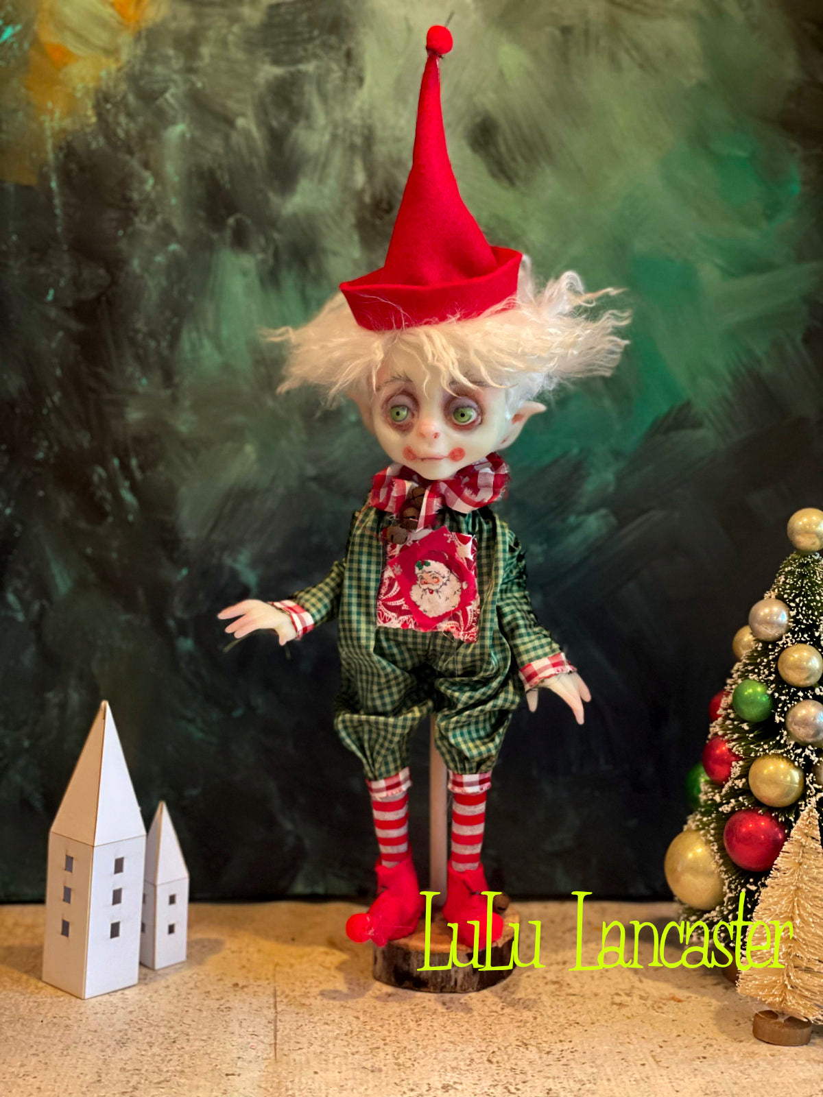 GeeWhiz Christmas Elf Original LuLu Lancaster Art Dolls