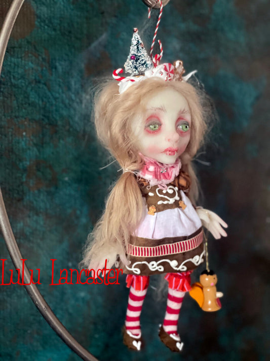 Gisela Bavarian Vampire Mini Christmas hanging Original LuLu Lancaster Art Doll