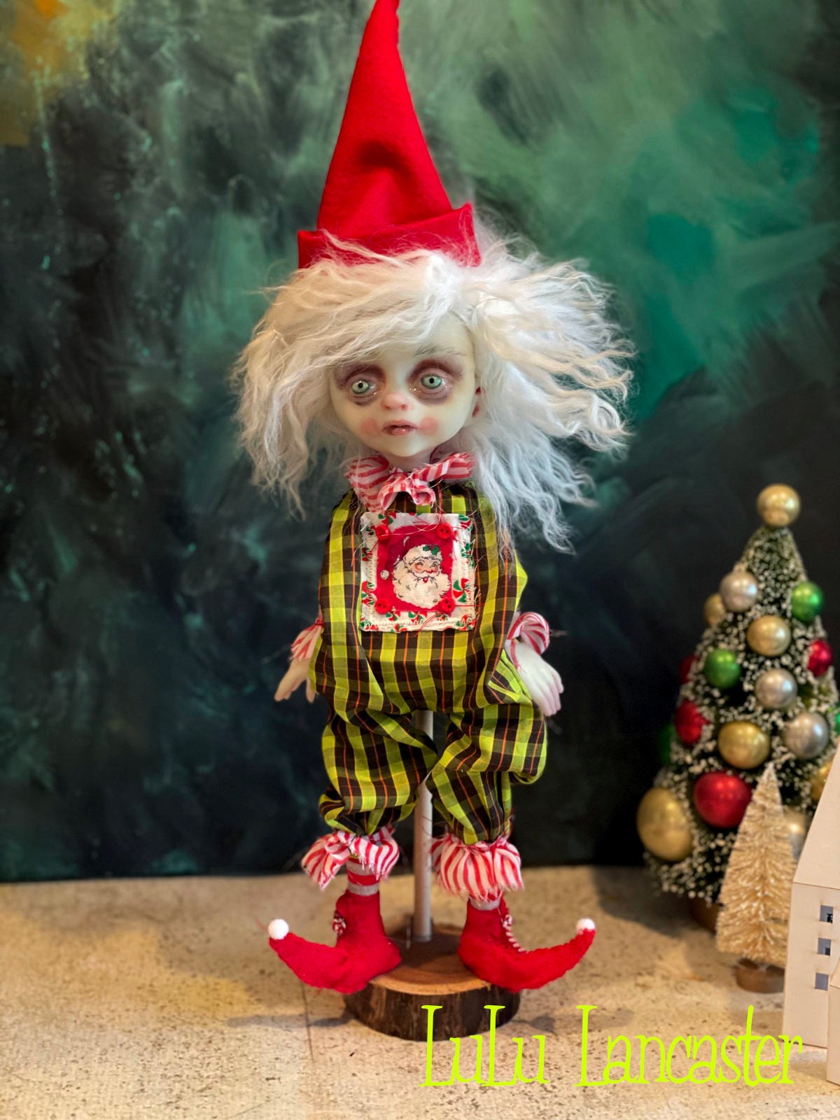 Golly Christmas Elf Original LuLu Lancaster Art Dolls