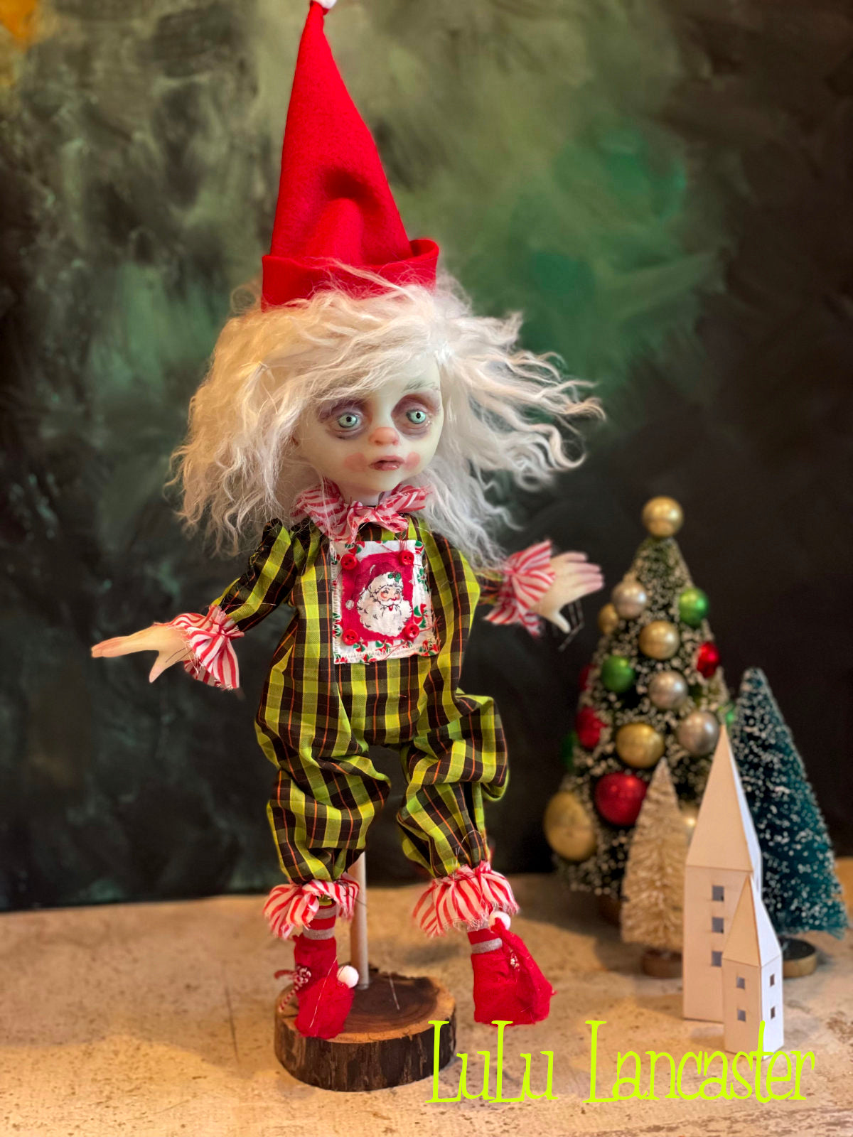 Golly Christmas Elf Original LuLu Lancaster Art Dolls