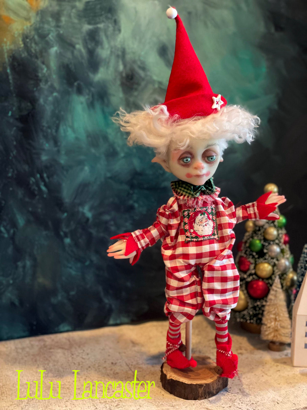 Gosh Christmas Elf Original LuLu Lancaster Art Dolls
