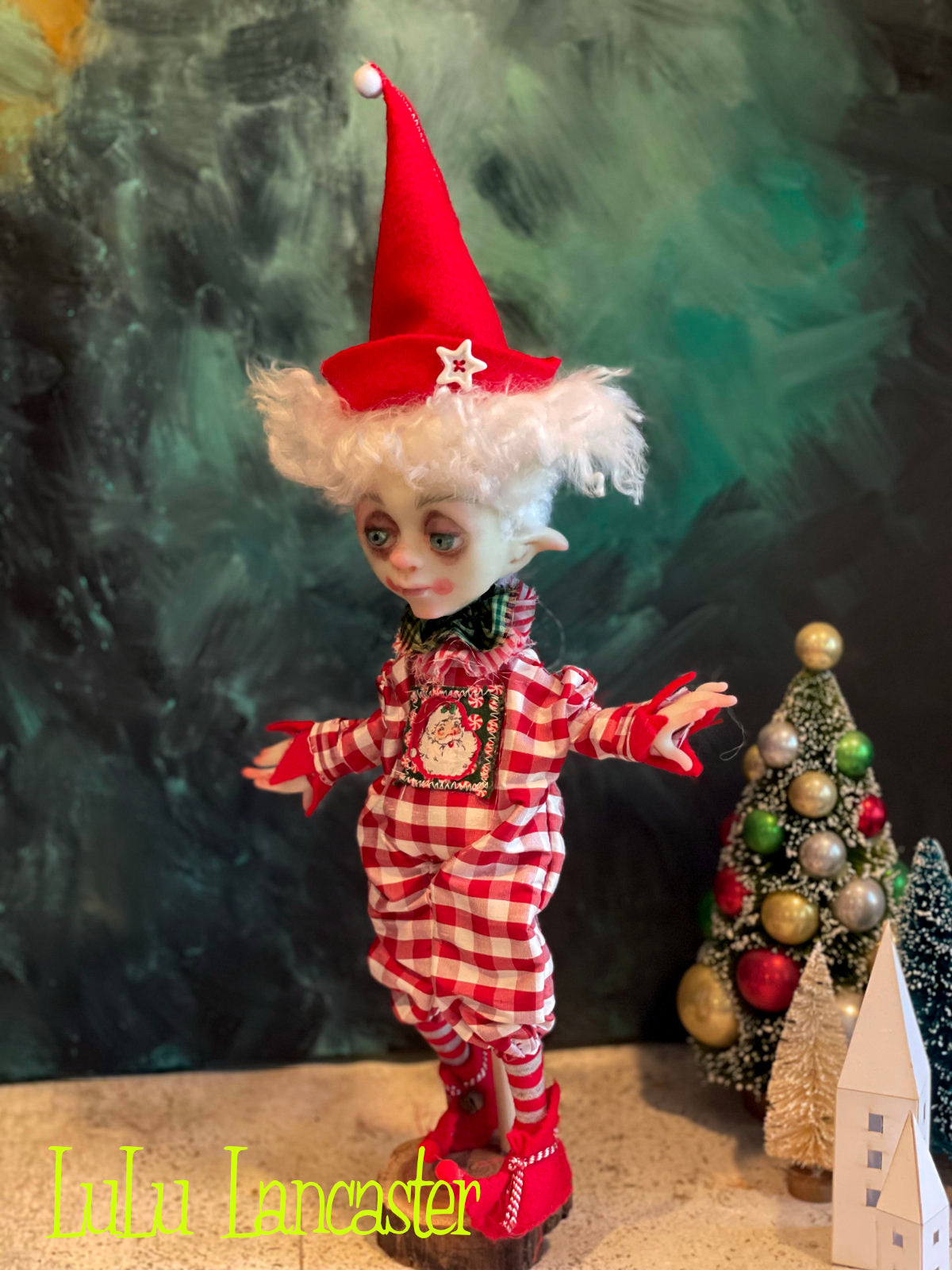 Gosh Christmas Elf Original LuLu Lancaster Art Dolls