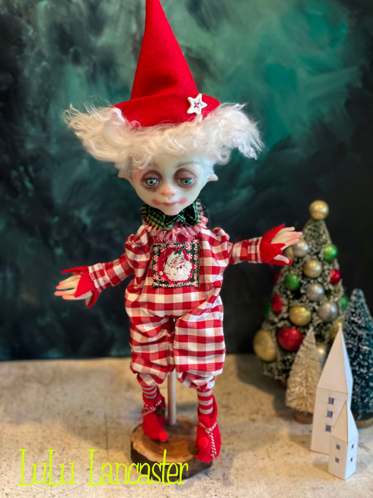 Gosh Christmas Elf Original LuLu Lancaster Art Dolls