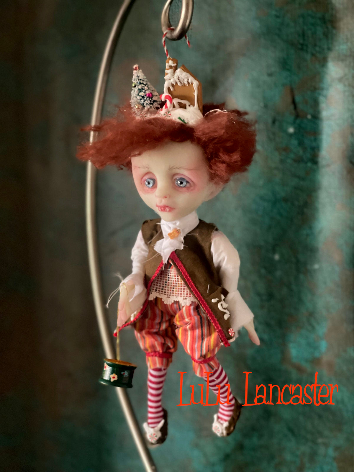 Günter Bavarian Vampire Mini Christmas hanging Original LuLu Lancaster Art Doll