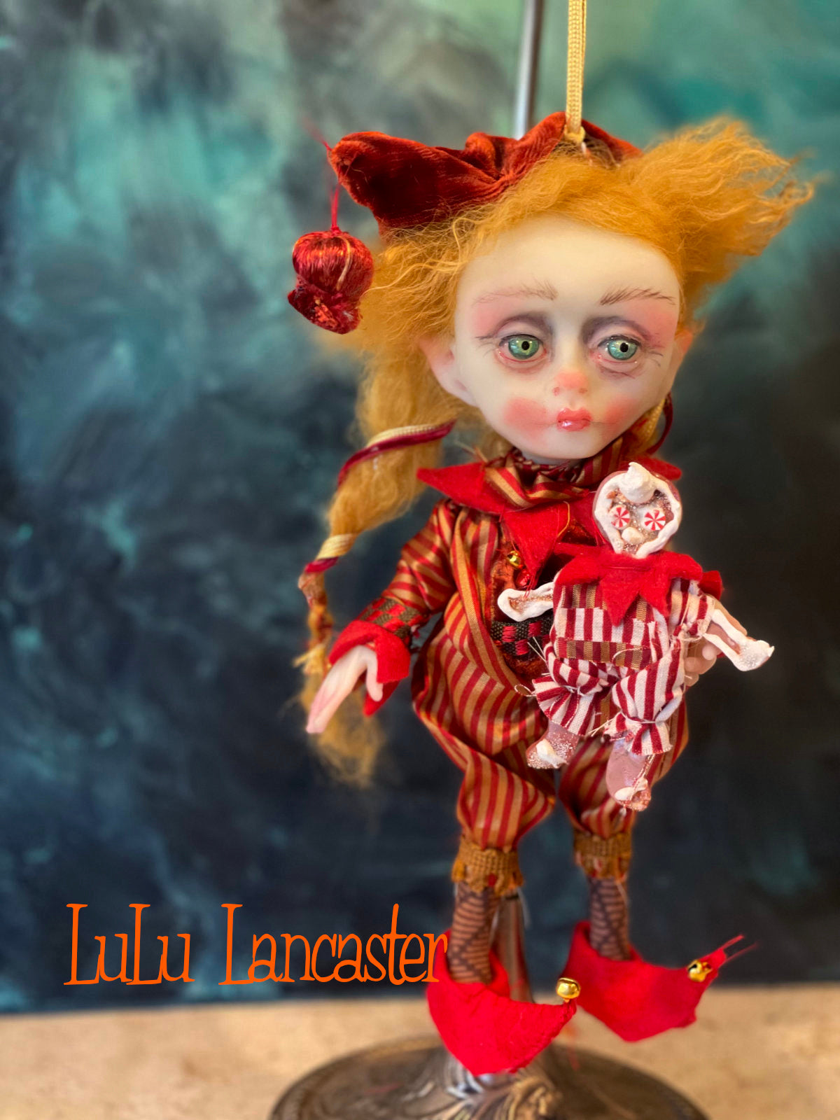 Nutmeg Cookie the Christmas Elf Original LuLu Lancaster Art Doll