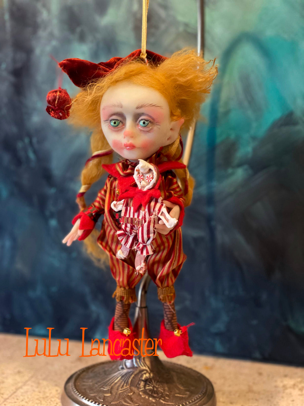 Nutmeg Cookie the Christmas Elf Original LuLu Lancaster Art Doll