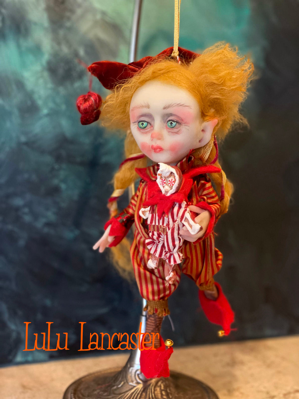 Nutmeg Cookie the Christmas Elf Original LuLu Lancaster Art Doll
