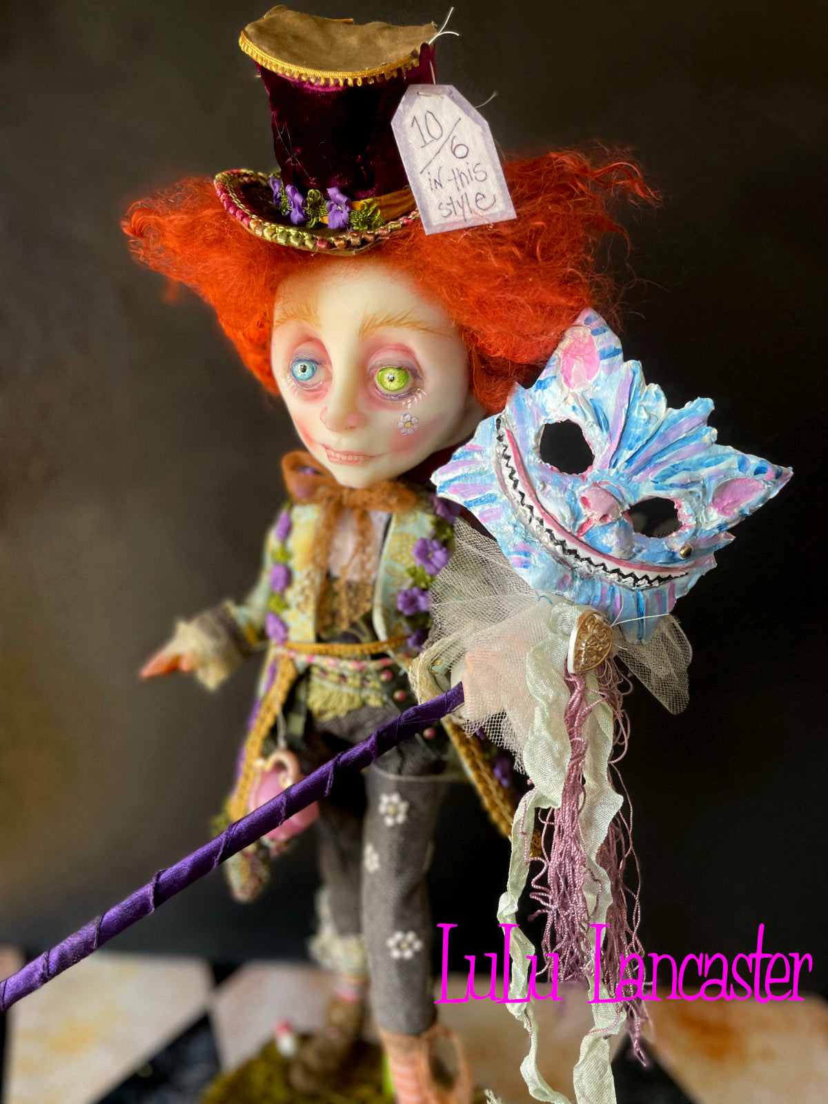Rococo Hatter LuLu's Wonderland Original LuLu Lancaster Art Doll