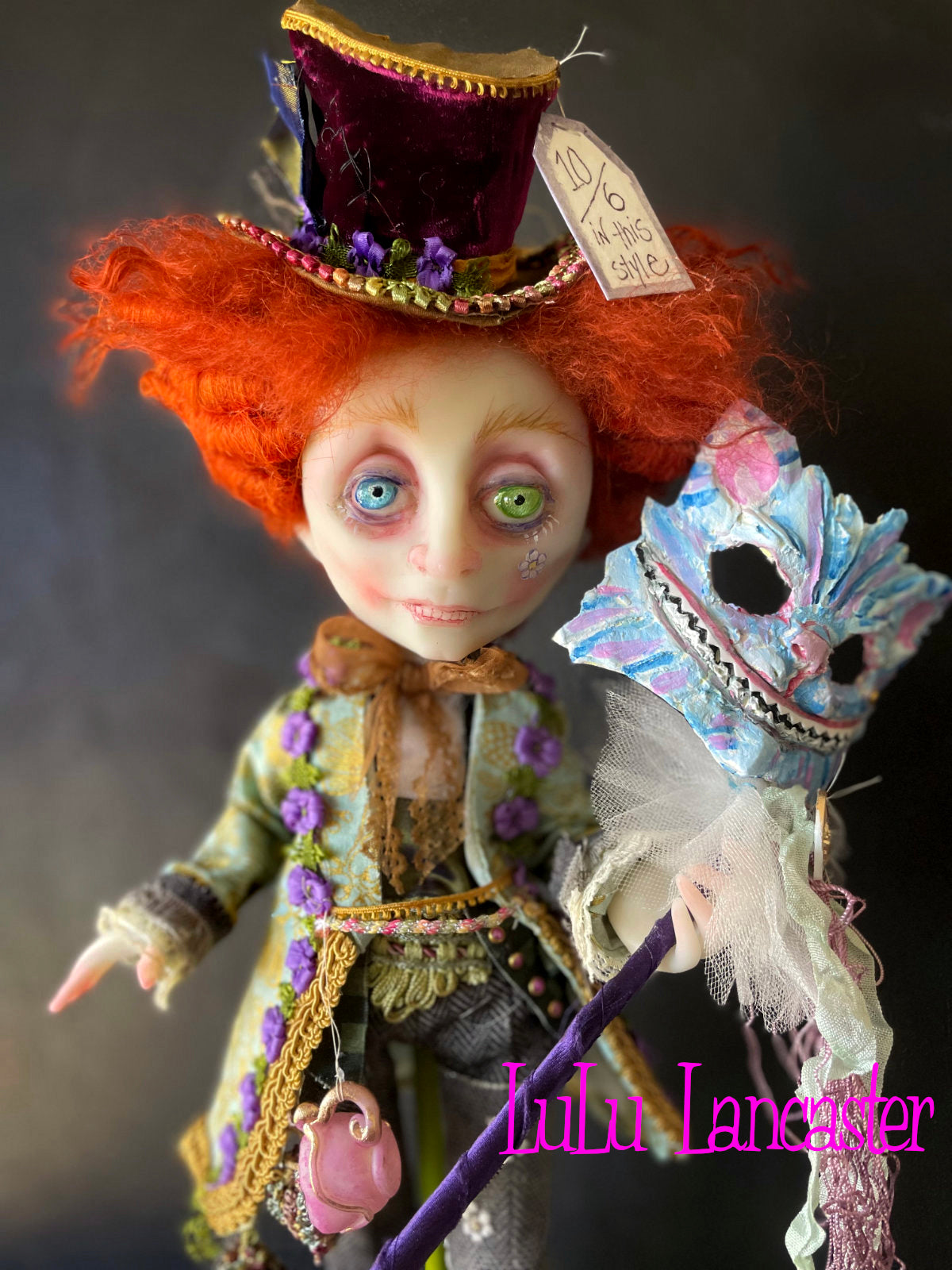 Rococo Hatter LuLu's Wonderland Original LuLu Lancaster Art Doll