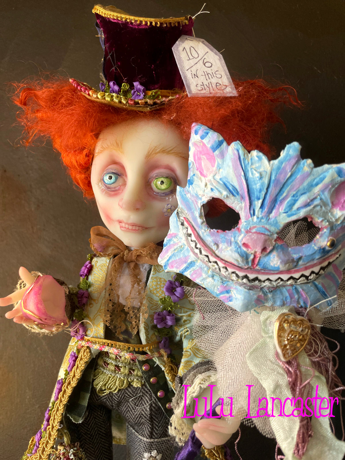 Rococo Hatter LuLu's Wonderland Original LuLu Lancaster Art Doll
