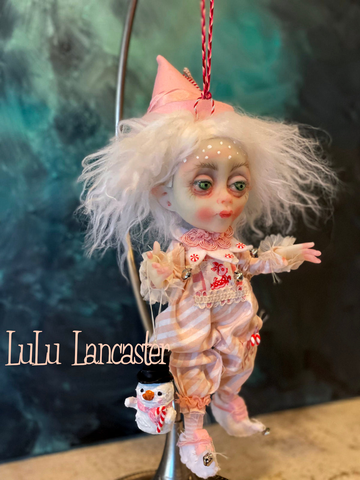 Sugar Biscuit the Christmas Elf Original LuLu Lancaster Art Doll