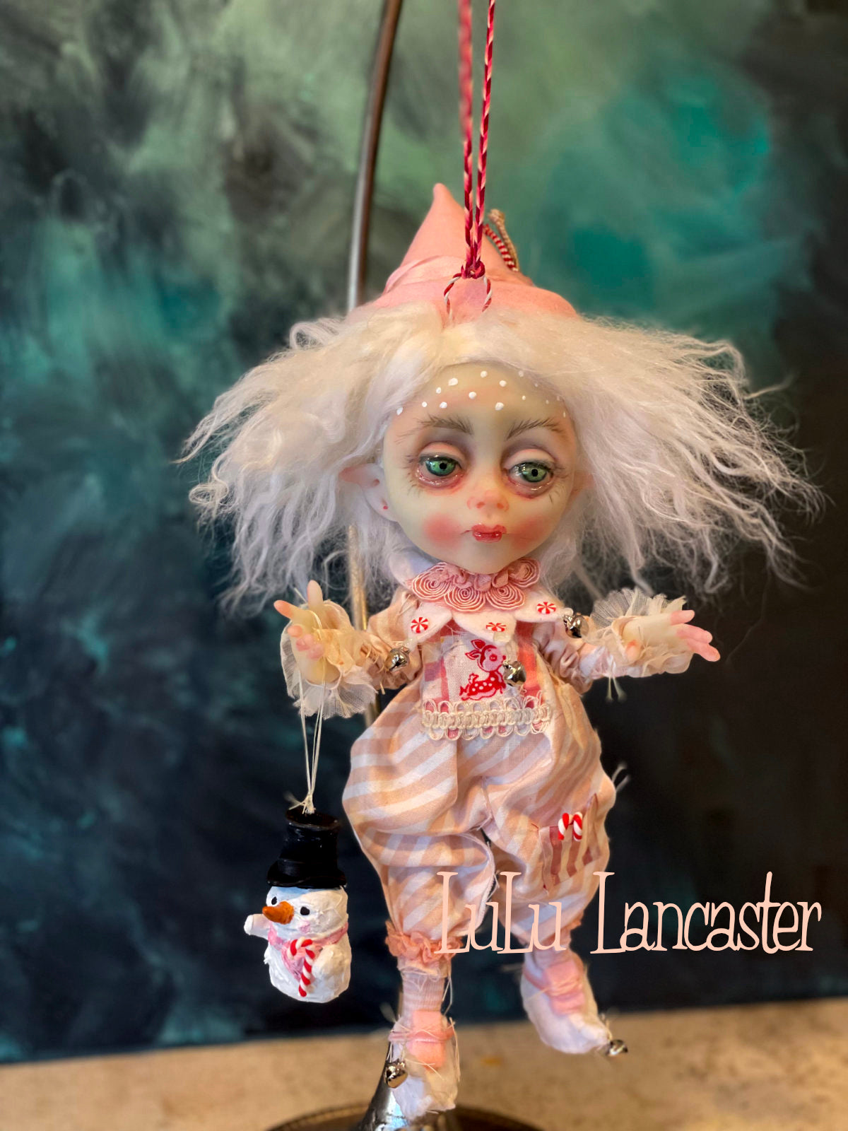 Sugar Biscuit the Christmas Elf Original LuLu Lancaster Art Doll