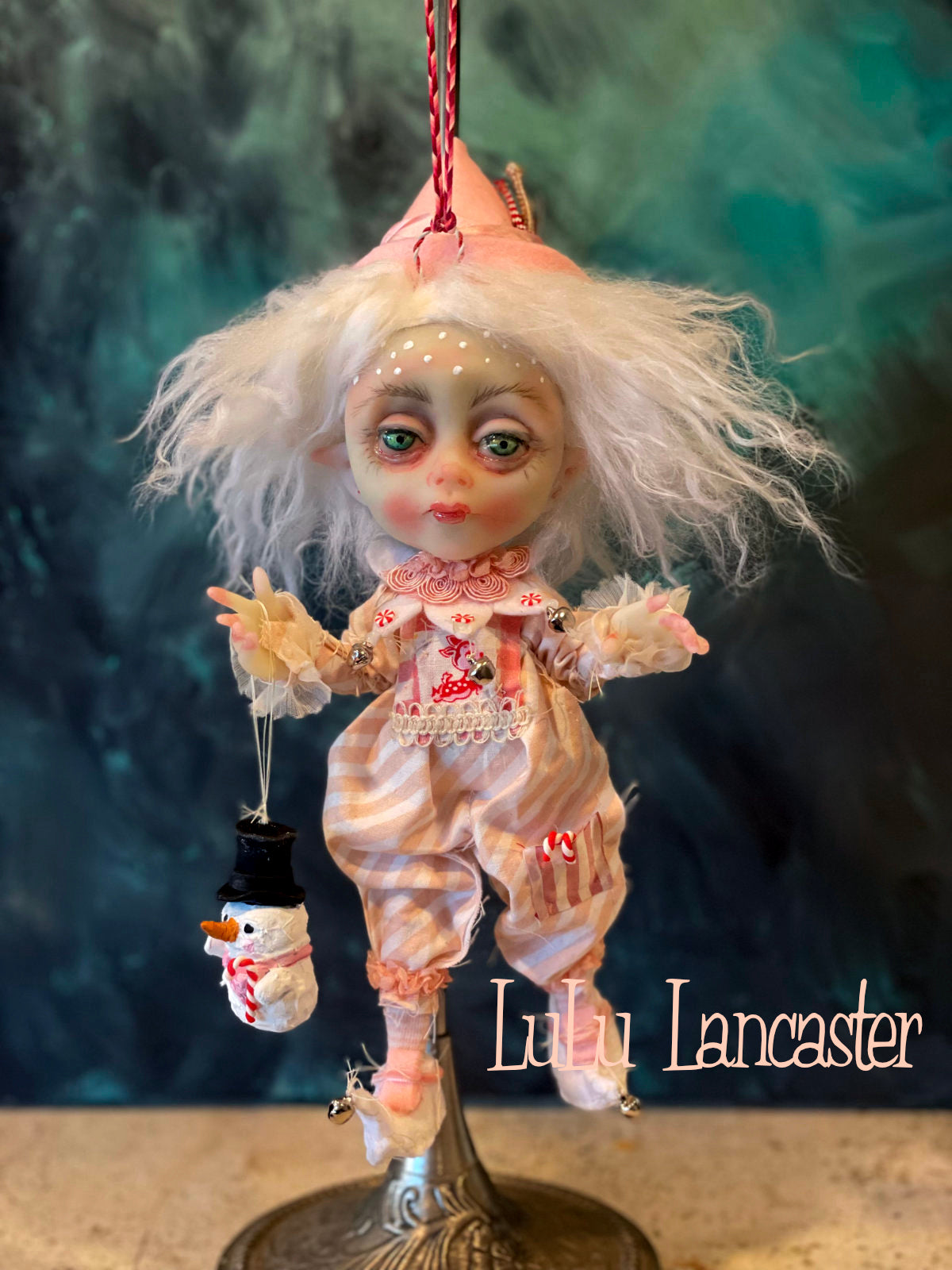 Sugar Biscuit the Christmas Elf Original LuLu Lancaster Art Doll