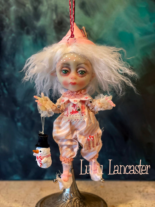 Sugar Biscuit the Christmas Elf Original LuLu Lancaster Art Doll