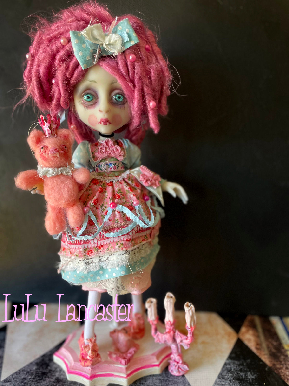 Sweetie VonPink the Rococo Vampire Original LuLu Lancaster Art Doll