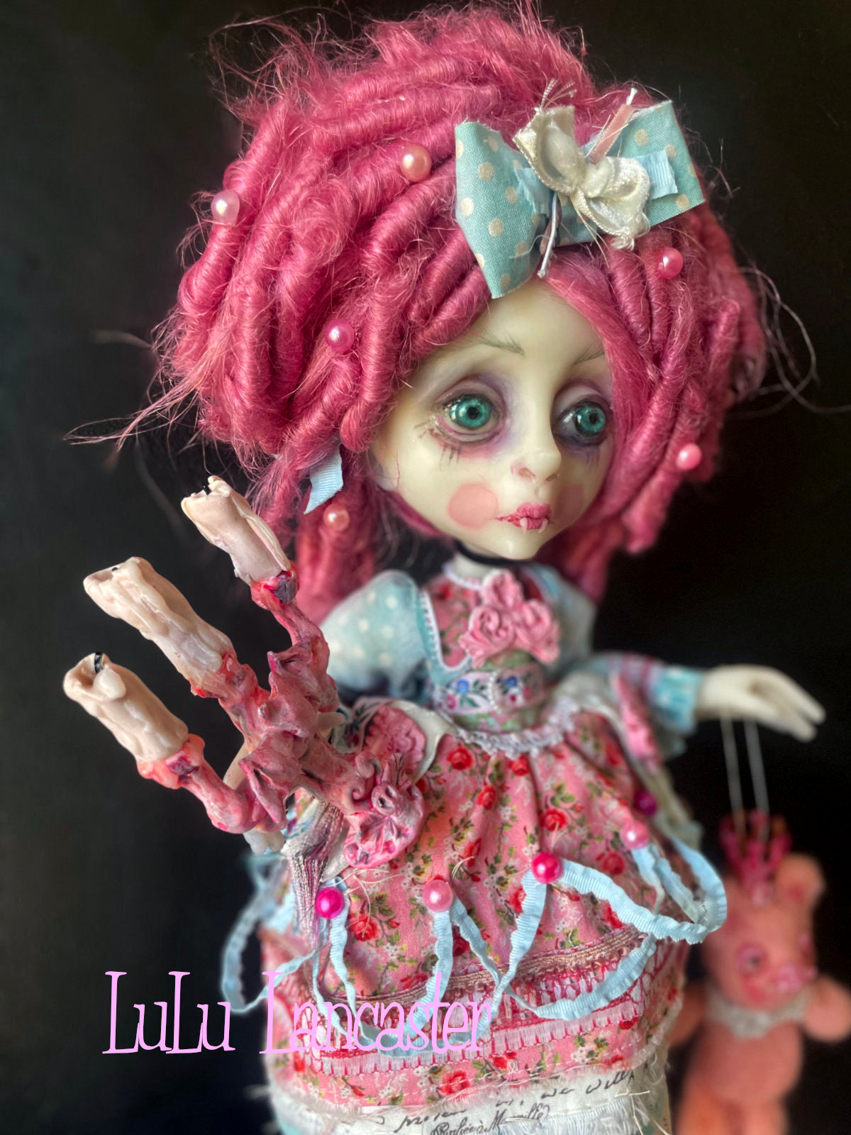 Sweetie VonPink the Rococo Vampire Original LuLu Lancaster Art Doll
