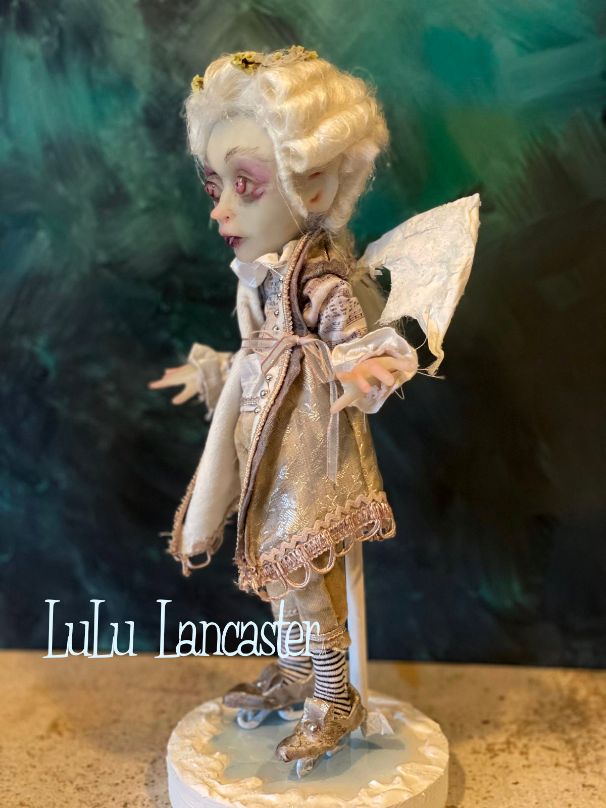 Vlahad Winter Vampire Bat Original LuLu Lancaster Art Dolls