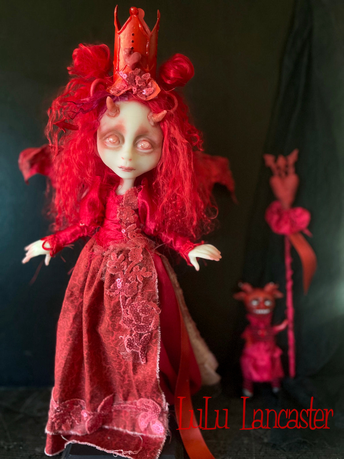Valentina Devil Valloween Original LuLu Lancaster Art Doll