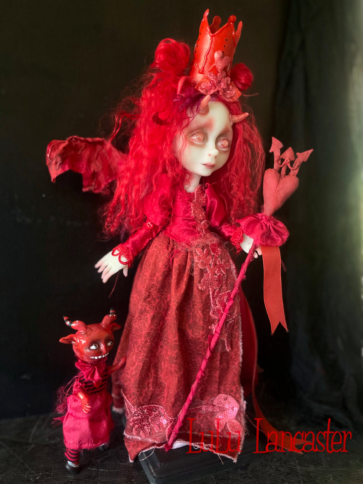 Valentina Devil Valloween Original LuLu Lancaster Art Doll