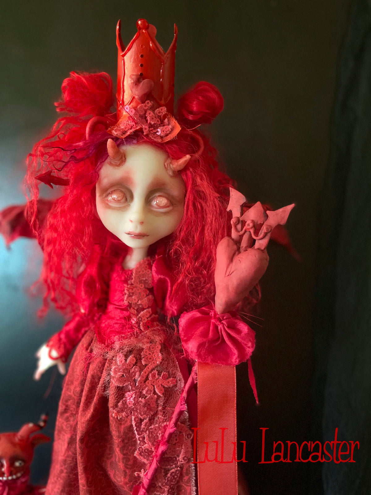 Valentina Devil Valloween Original LuLu Lancaster Art Doll