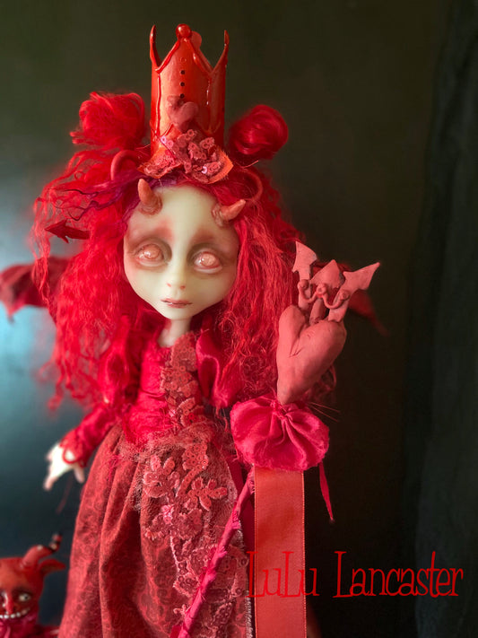 Valentina Devil Valloween Original LuLu Lancaster Art Doll