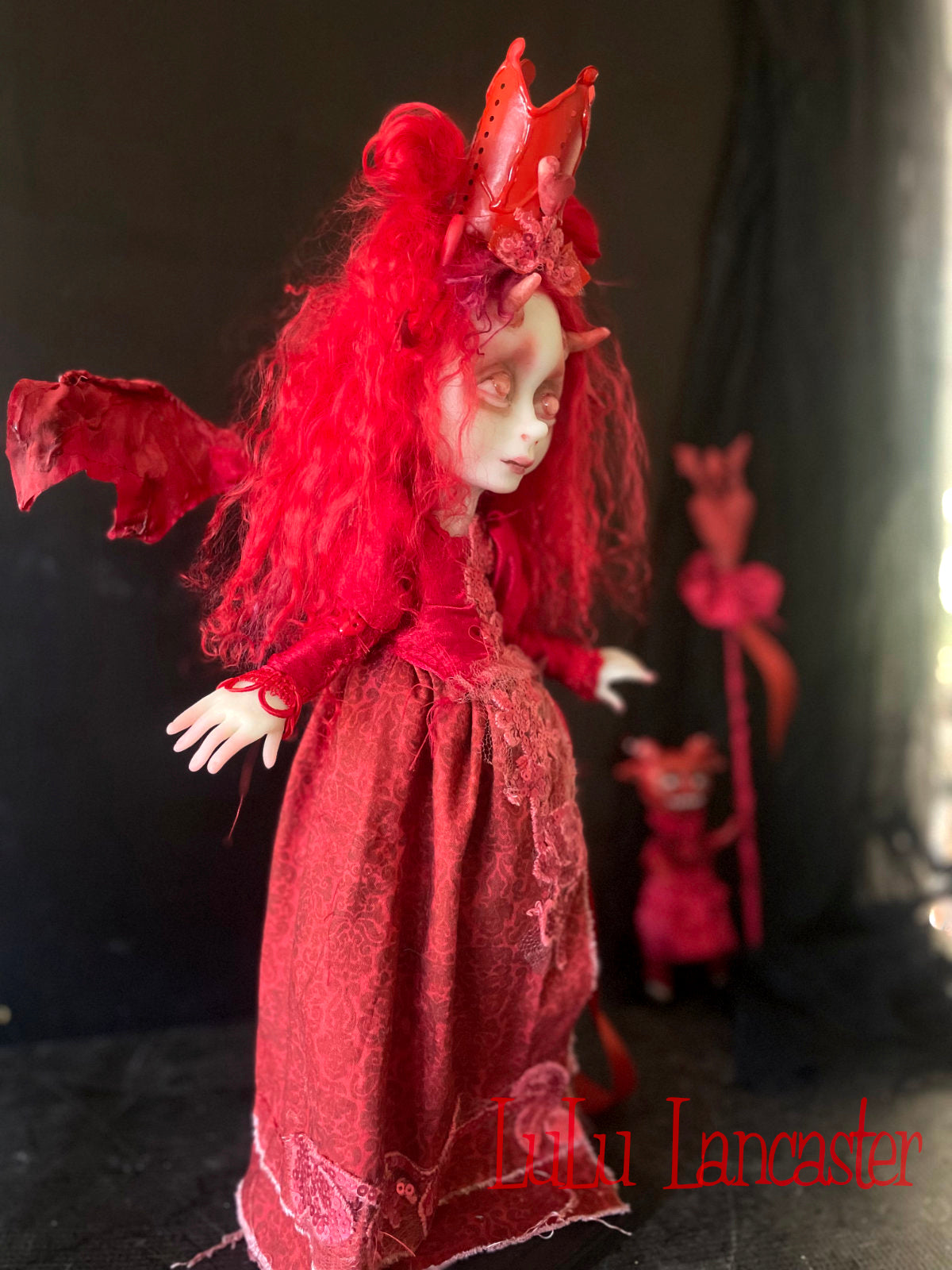 Valentina Devil Valloween Original LuLu Lancaster Art Doll