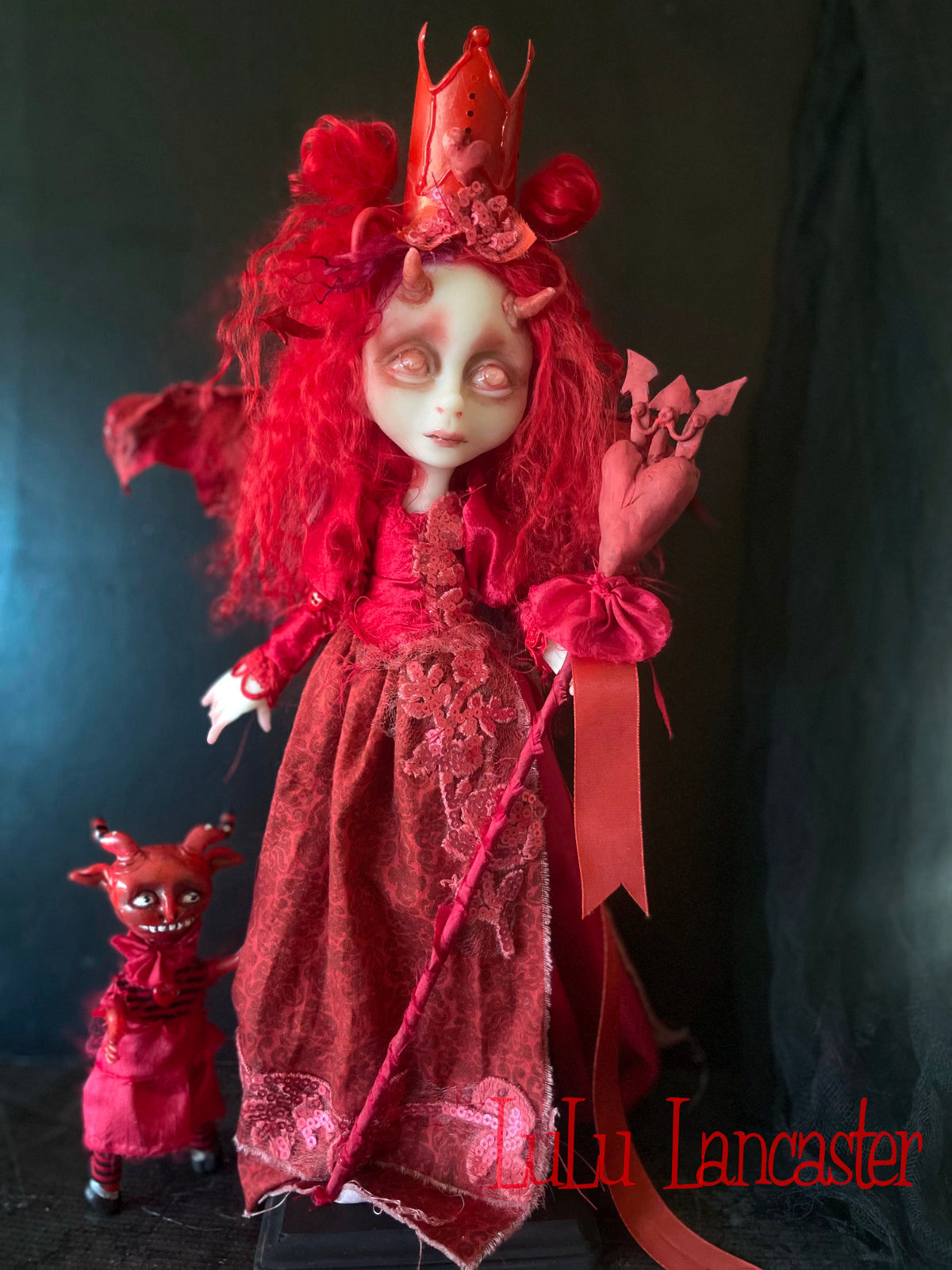 Valentina Devil Valloween Original LuLu Lancaster Art Doll