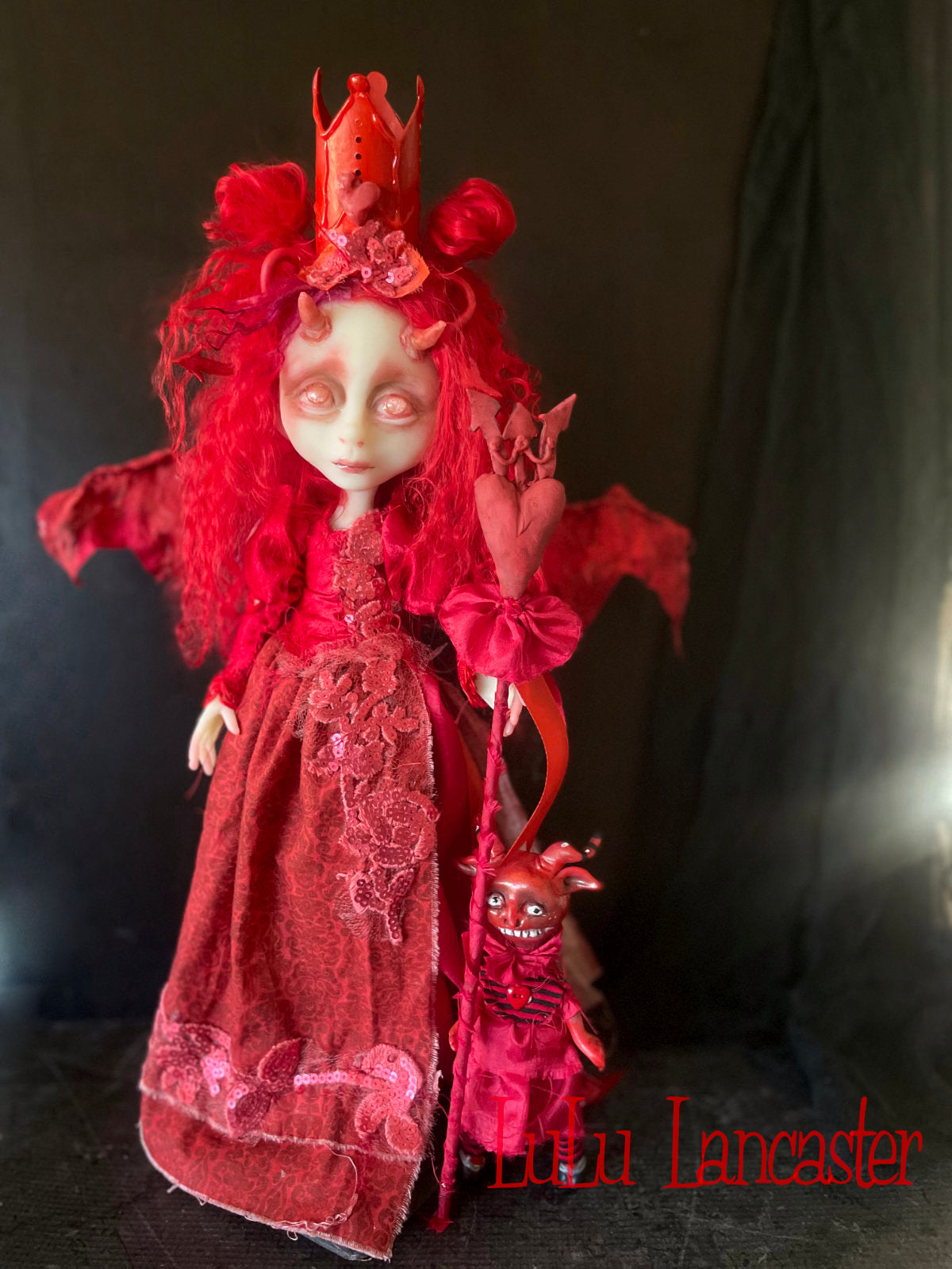 Valentina Devil Valloween Original LuLu Lancaster Art Doll