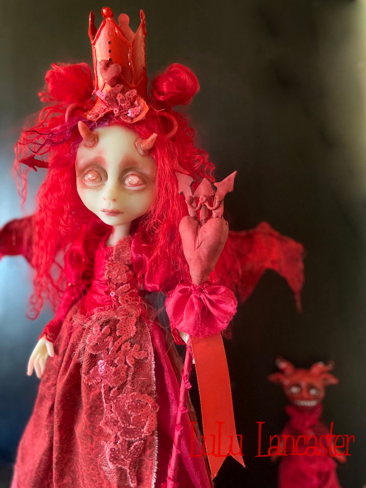 Valentina Devil Valloween Original LuLu Lancaster Art Doll