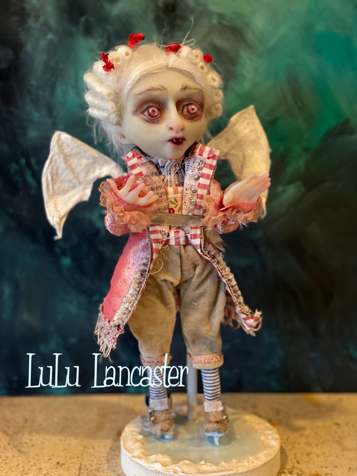 Veektohr Winter Vampire Bat Original LuLu Lancaster Art Dolls