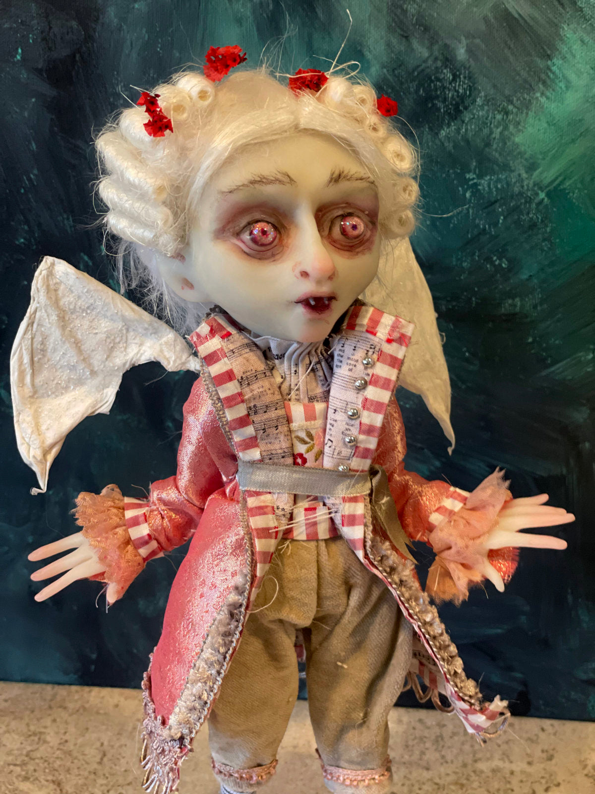 Veektohr Winter Vampire Bat Original LuLu Lancaster Art Dolls