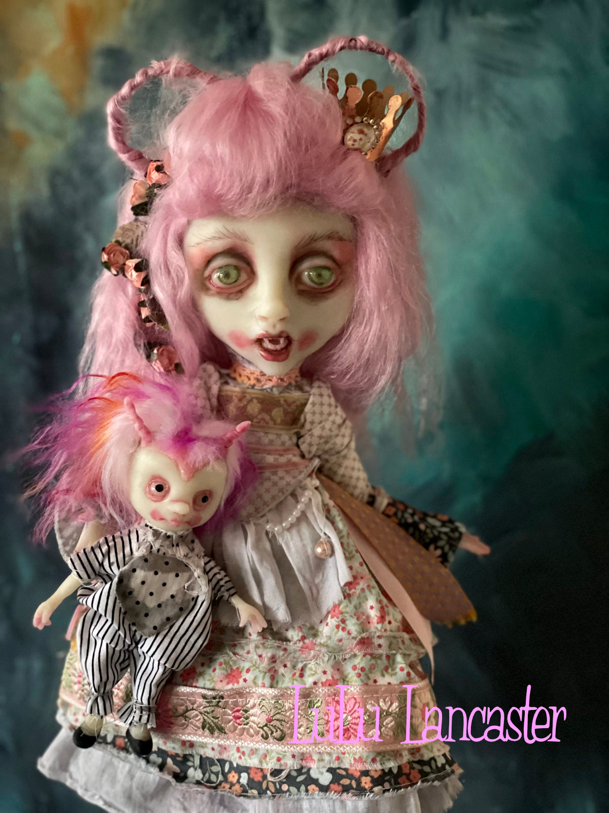 Verina Valentine Valloween Vampire Original LuLu Lancaster Art Doll